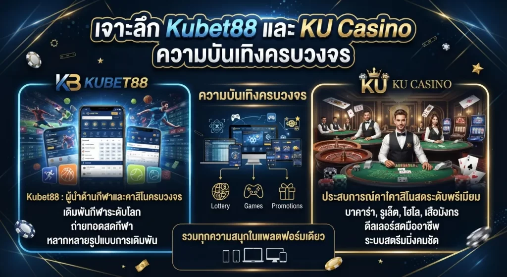 เจาะลึก kubet88 และ ku casino ความบันเทิงครบวงจร